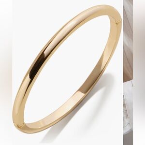 Baublebar NEW Slim gold bangle bracelet